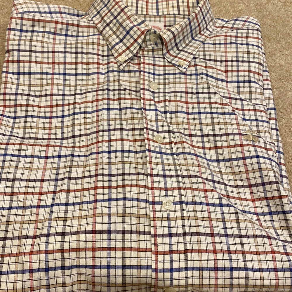 Brooks Brothers Plaid Button Down Shirt